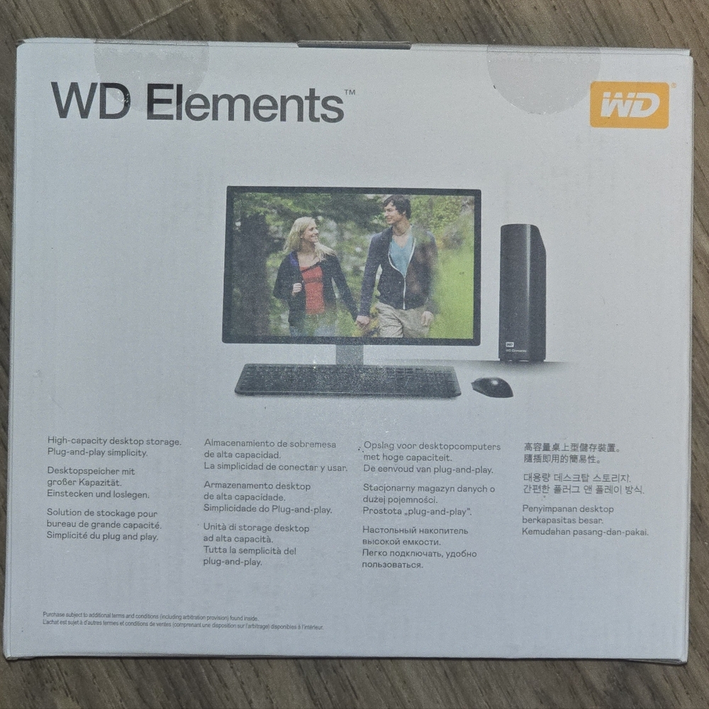 WD Elements Black Desktop HDD - 20TB - Picture 3 of 6